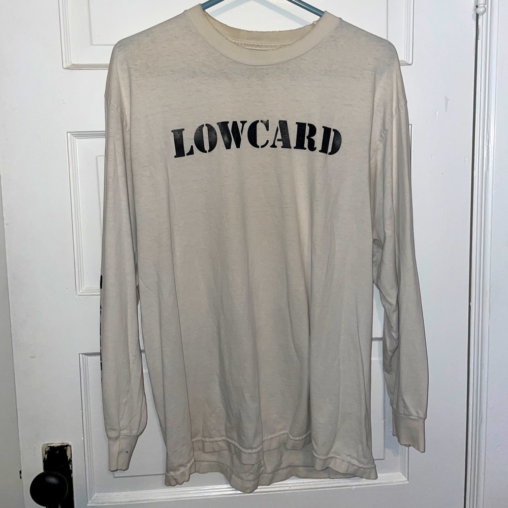 Low card magazine long sleeve shirt